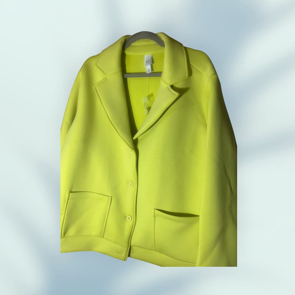 Wynne Layers Women's Scuba Knit Pear Blazer Size 2X NWOT MSRP $109.90